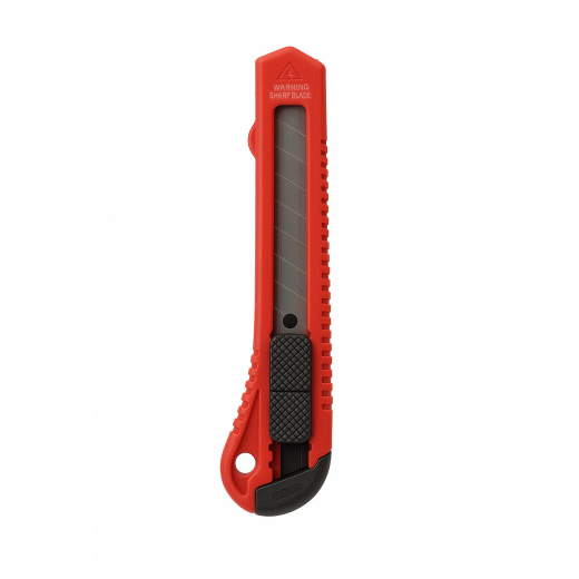 Schneidemesser Cutter rot/orange mit 18 mm Abbrechklinge
