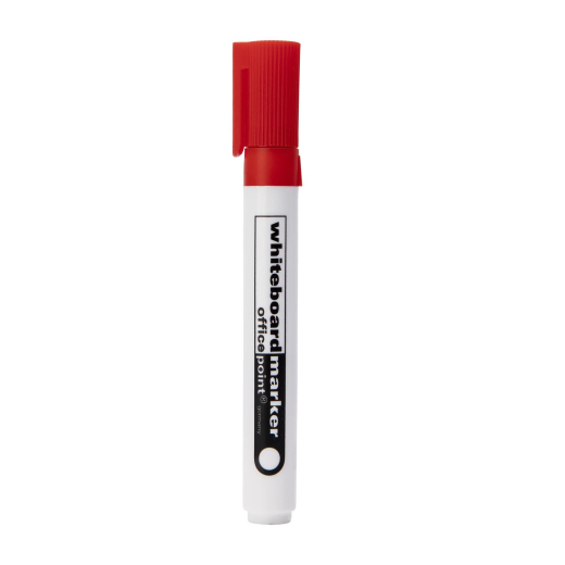 Whiteboard Marker 1-5mm Rundspitze rot, 10 Stk.