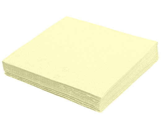 Servietten 33 x 33 cm 1/4 -Falz, 2-lagig champagner, 50 Stk.