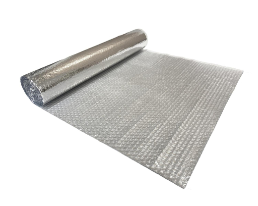 ALU-TOP Luftpolsterfolie 120cm x 5m, PET mit ALU metallisiert, 4-lagig, 230my