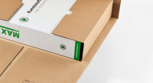 ColomPac Universal-Versandverpackung 480 x 330 x 105mm Extra Stabil mit Selbstklebeverschluss & Aufreißfaden