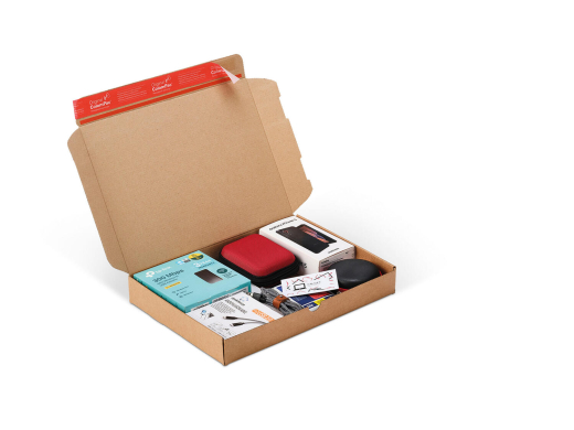 ColomPac E-Commerce Modulboxen 160 x 107 x 48mm mit Selbstklebeverschluss & Aufreißfaden braun