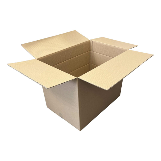 Faltkarton 650x450x(250)-500mm mit variabler Höhe 2-wellig braun