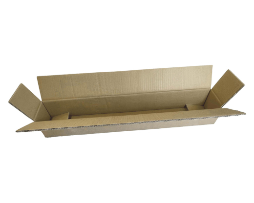 Faltkarton Versandhülsen 860x105x105mm sehr stabil, 2-wellig braun