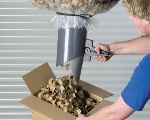 PAPERFILL Papier-Verpackungschips Polster-Papierchips aus 100% Recyclingpapier 400 Liter
