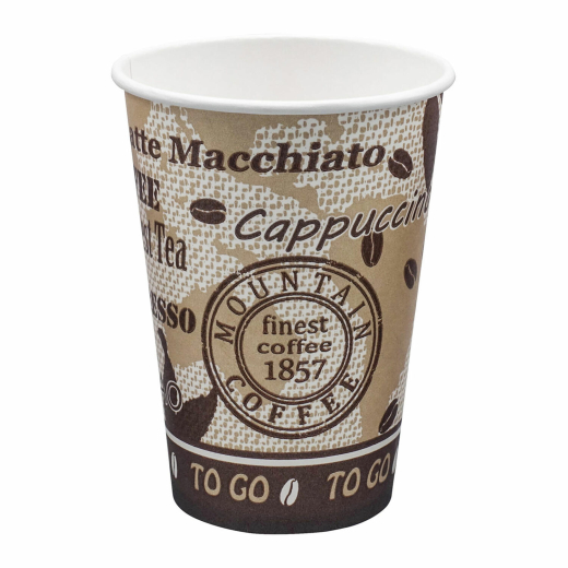 Automatenbecher Kaffeebecher 70,3mm Ø 'Coffee Mountain' 180 ml 100 Stk.