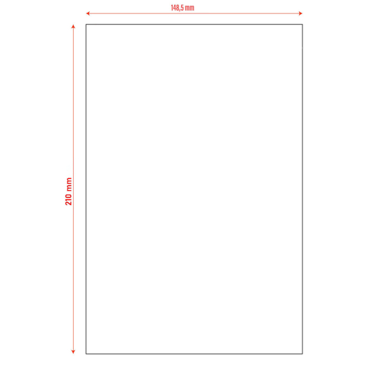 Etiketten Labels selbstklebend weiß 210 x 148.5mm auf DIN A5 DHL Kleber 200 Stk.