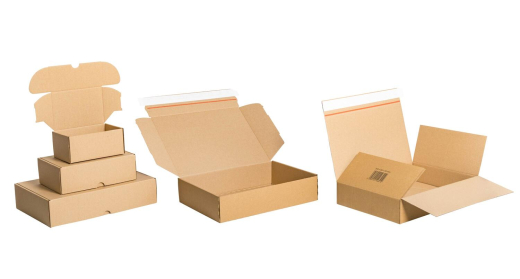Versandkarton DHL-Kleinpaket 350x250x80mm (Außenmaß) Selbstklebeverschluss & Aufreißfaden