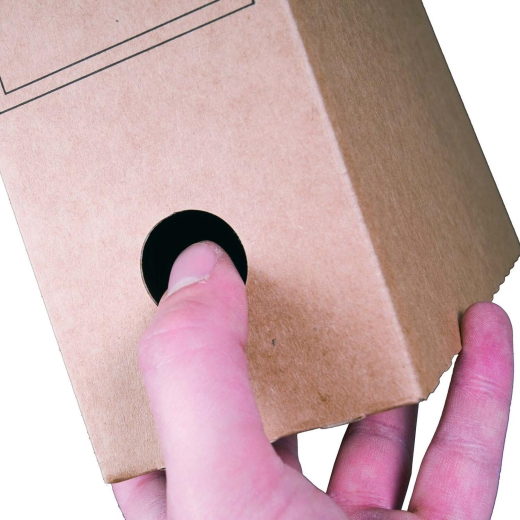 Archiv-Ablagebox für Hängemappen 328x115x239mm wiederverschließbar braun