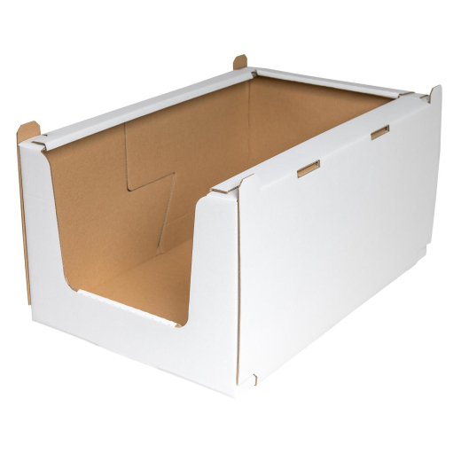 Stapelbehälter Regalkarton aus Wellpappe 'XL' 780x580x360mm stapelbar robust