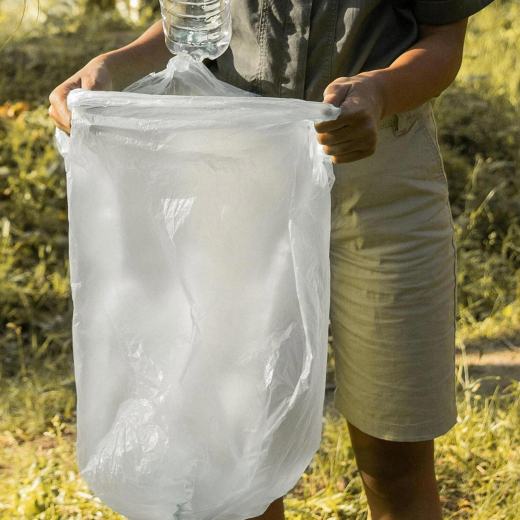Mülleimerbeutel Müllbeutel 60 Liter, 60 x 72 cm 'L' weiß, 20 Stk.