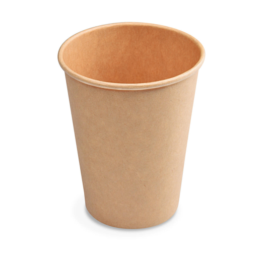 Heiß- und Kaltgetränkebecher Pappbecher braun 350ml 420ml 'L' Ø 90mm, 50 Stk.