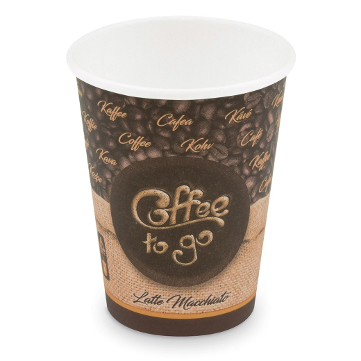 Kaffeebecher L 'Coffee To Go' Latte Macchiato, Melange 350ml 420ml, 50 Stk.
