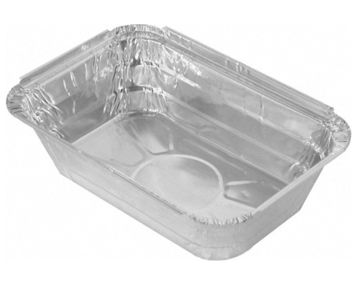 Alu-Pastaschale Servierschale eckig 935ml, 194x142x55mm, 10 Stk.