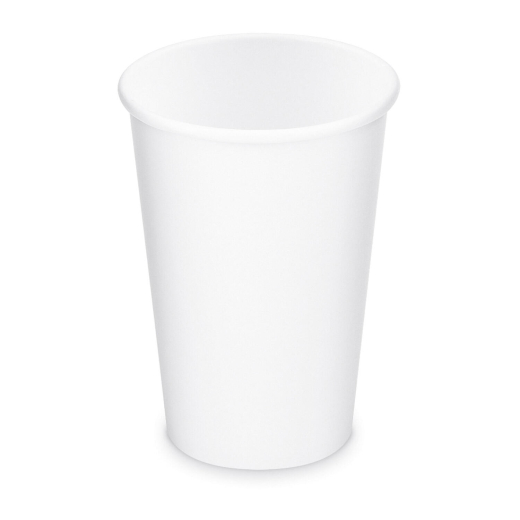 Heiß- und Kaltgetränkebecher Pappbecher weiß 250ml 330ml, Ø 80mm,10 Stk.