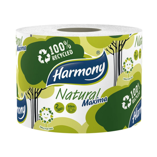 Toilettenpapier 2-lagig 'Harmasan Natural Maxima' garantierte Länge 69 m
