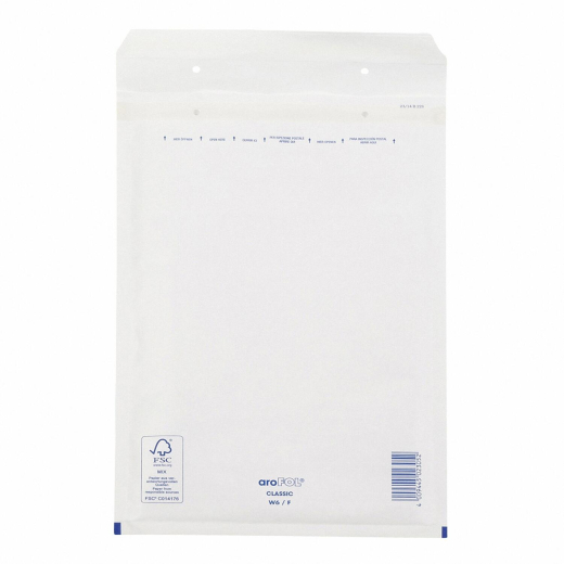 AROFOL CLASSIC Luftpolstertasche 6/F-16W, 220x340mm, für A4+, weiß
