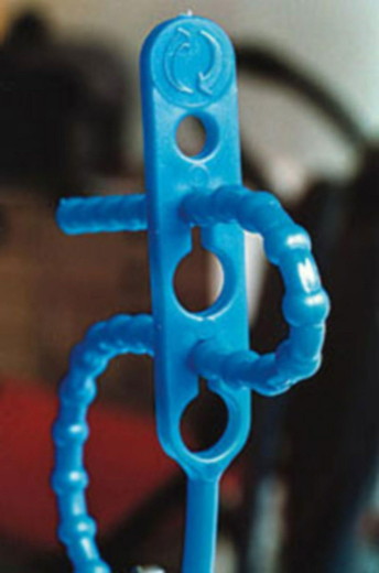 Schnellbinder Blitzbinder Länge 245mm wiederverschließbar natur, 100 Stk.