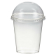 Smoothiebecher + Domdeckel mit Öffnung 300 ml, Ø 95mm, PET, glasklar, 50 Stk.