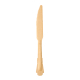 PAPSTAR 'pure' Holzmesser pure 20,5 cm natur in schönem Vintage Design, 50 Stk.