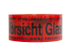 Warnband Klebeband 48mmx66m activaTape Low Noise rot mit Aufdruck Vorsicht Glas