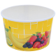 Eisbecher, Pappe rund 260 ml Ø 92mm, Höhe 55mm, 'Fruchtreigen', 50 Stk.
