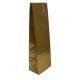 Blockbodenbeutel Gold 80 + 50mm x 250mm 3-lagig, 100 Stk.