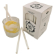 Papiertrinkhalme FSC® Papier Cocktail weiss Ø 8mm 145 mm, 140 Stk.