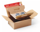 ColomPac FixTray 'M' - 139x88x46mm - für perfekten Schutz von empfindlichen Kleinteilen mit SK-Verschluss Aufreißfaden braun
