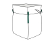 Big Bag 100x100x100cm unbeschichtet SWL 1.000kg mit Schürze