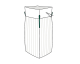 Big Bag 95x95x175cm Typ Holz belüftet, 4-seitig Ventilationsstreifen