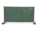 Bauzaunplane geöst 1,76 x 3,41 m 150 g/m² grün