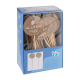 Kennzeichnungspicker Deko-Picker 'Glutenfrei' 12 cm braun, 100 Stk.