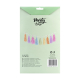 Tassel-Girlande 'Pastellfarben' aus Papier schwer entflammbar 3m, 1 Stk.