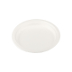 Teller aus Bagasse, naturweiß, rund Ø18cm, 50Stk. 