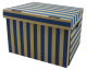 Archivbox Lagerbox 400x320x290mm gestreift extrem stabil, bis 250kg stapelbar
