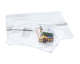 Adhäsionsverschlussbeutel LDPE mit Warntext gelocht 400 x 600mm 40my, 100 Stk.