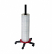 Folienspender senkrecht, für Folienbreite bis 1500 mm, rot/schwarz bis 20kg