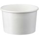 Eisbecher aus Pappe Papierbecher weiß 120 ml 4oz, 50 Stk.