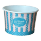 Eisbecher aus Pappe Papierbecher Patisserie ICE CREAM Motiv 180 ml 6oz, 50 Stk.