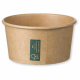 Eisbecher Feinkostbecher aus Kraftpapier FSC® rund 140 ml braun Ø 90 mm, 50 Stk.