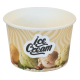 Eisbecher aus Pappe Papierbecher 175 ml bedruckt 'ICE CREAM' Ø85 mm, 50 Stück