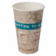 Kaffeebecher Premium, 'Coffee to go', Pappe beschichtet, 16oz., 400 ml, 50 Stk.
