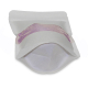 Standbodenbeutel Kraftpapier weiß mit Fenster, 180x290x90mm, 1000ml, 500 Stk.