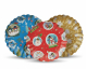 Gebäckschalen Plätzchenschalen für Weihnachtsgebäck Pappe Ø 23 cm verschiedene Motive, 2 Stk
