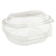 Salatschalen mit fixem Deckel PLA transparent 600 ml, 50 Stk.