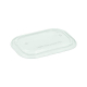 Deckel transparent aus rPet für Pappschalen rechteckig 173x120mm, 50 Stk.