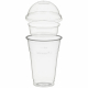Trinkbecher 400ml + Domdeckel ohne Loch + Einsatzbecher Ø 96mm (PLA) 50 Stk.