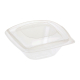 Salatschalen mit Deckel aus PLA transparent 240 ml, 20 Stk.