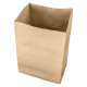 Papierbeutel Einkaufsbeutel Obst/Gemüse 10l, 200+170x360mm kompostierbar braun, 10 Stk.
